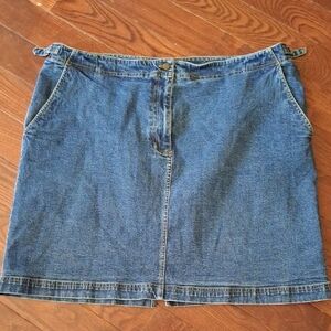 Ralph Lauren Classic Blue Denim Skirt